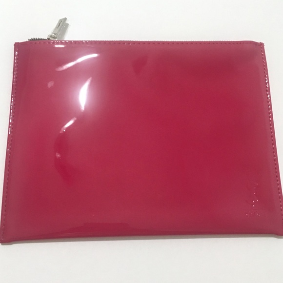 Yves Saint Laurent Beauté Pouch Pink w/ Zipper NEW - Picture 6 of 7